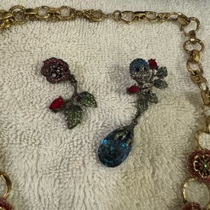 Betsey Johnson Necklace and earrings